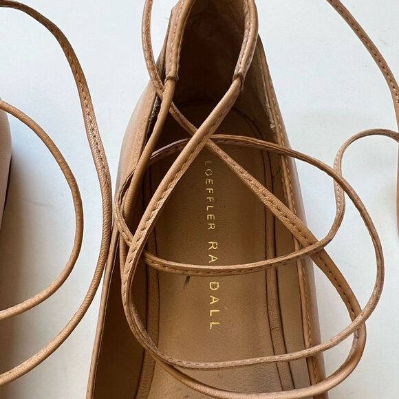 Loeffler Randall Ankle Wrap Flats - Picture 2 of 7